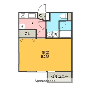 長谷川マンションセブン【1階】の間取り