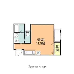 ノアハウス【2-B号室】の間取り