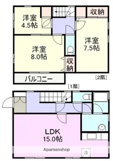 フォーアイランド【1階】の間取り