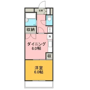 シャトー望月C棟【2階】の間取り