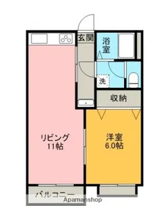 タウニィ社【2階】の間取り