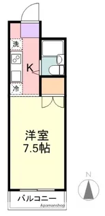 リベラルコート祇園原【6階】の間取り