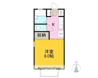 セジュール西の原【1階】の間取り