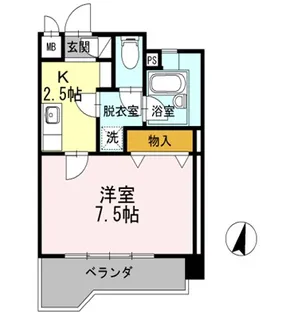 グランメゾン白瀧公園【3階】の間取り
