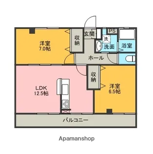 Mレジデンス【3階】の間取り