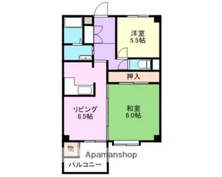 ガーデンヒルズ桜ヶ丘【3階】の間取り