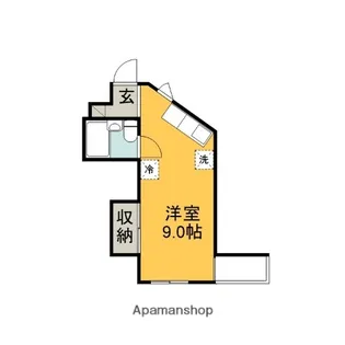 井上ビル【3階】の間取り