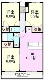 ベルドミール【5階】の間取り