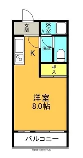 ピープルズパークまさみ【1階】の間取り