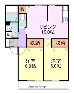 ソイソース内田【2階】の間取り