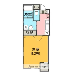 フィールドワン【3階】の間取り