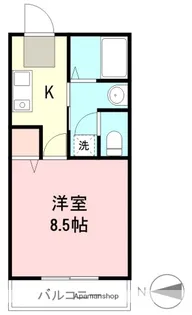 みたけハイムA棟【1階】の間取り