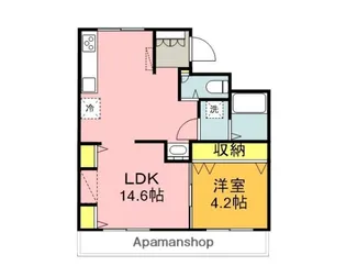 メゾンブレス【3階】の間取り