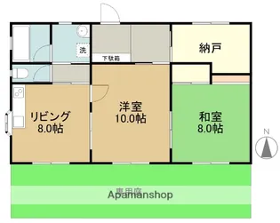 サンローレル【1階】の間取り