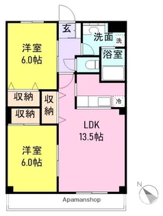 グレースフルコーポ【2階】の間取り