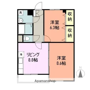 ドミール・アトレ【2階】の間取り