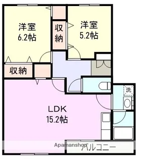 シティコート東町【1階】の間取り