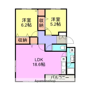 シティコート東町【3階】の間取り