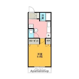 静岡県三島市平田【マンション】の間取り