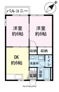 エフハイム【101号室】の間取り