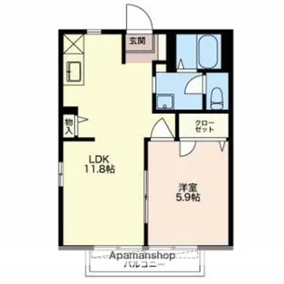 シャーメゾンサンヨウ【2階】の間取り