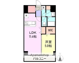 グランエスシャリオ【1階】の間取り