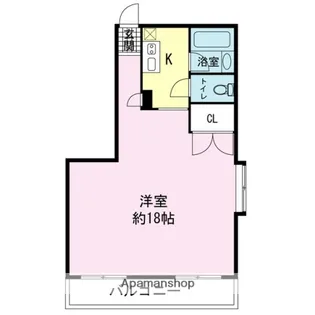 ロイヤルハイム木の宮【3階】の間取り