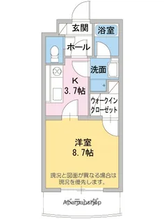 すずのき北【203号室】の間取り