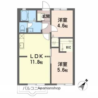フレグランスサンライズ【2階】の間取り
