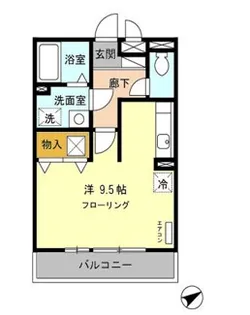 ソフィア南本町【302号室】の間取り