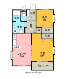 レアールジャルディーノ【1階】の間取り