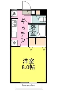 コーポバーディーⅡ【2-B号室】の間取り
