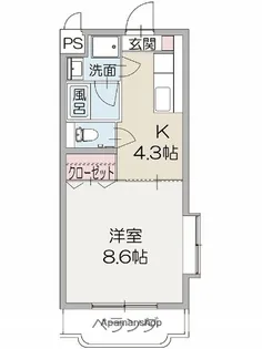 グランマレ・プリモ【3階】の間取り