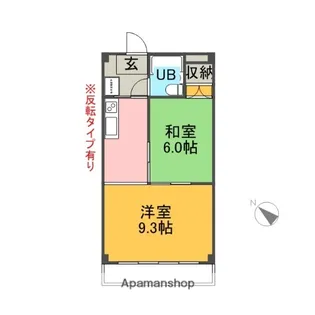 井出マンション【2階】の間取り