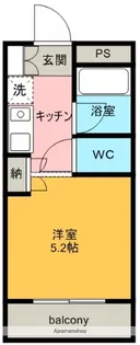 真野ビル【303号室】の間取り