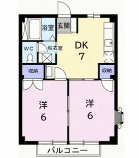 メゾンエトワール【2階】の間取り
