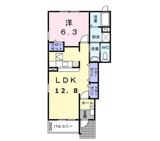 パークレジデンス【1階】の間取り