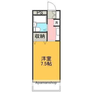 メゾンカルフール【2階】の間取り