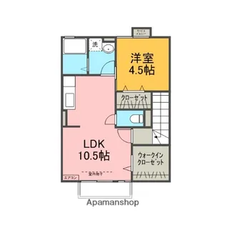 セジュール天神原【201号室】の間取り