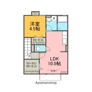 セジュール天神原【2階】の間取り