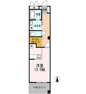 クレストE【2階】の間取り