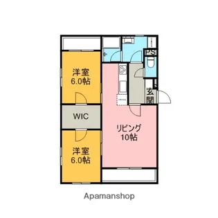 ビバステート【1階】の間取り