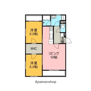 ビバステート【1階】の間取り