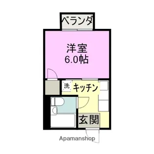 ヴィラ文教【303号室】の間取り