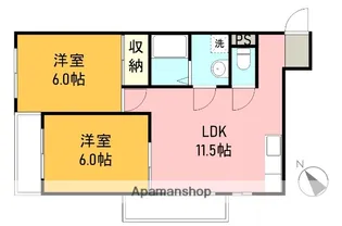 メゾンマキセキ【3階】の間取り