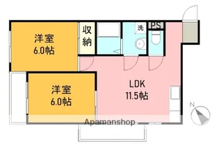 メゾンマキセキ【2階】の間取り
