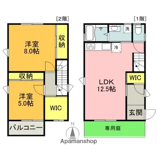 静岡県駿東郡清水町久米田【一戸建】の間取り