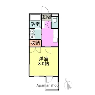 ペールグリーンエムズビルⅡ【3階】の間取り