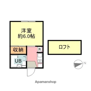 サファイア21【205号室】の間取り