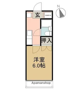 グリーンレジデンス【201号室】の間取り
